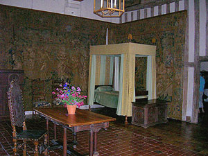 Royal  Chambre at the chteau of Chteauneuf