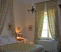 Lovely guest room at Chteau de Villette