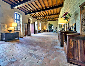 Medieval Entry Hall.  Copyright d'Arthuys family.  All rights reserved.