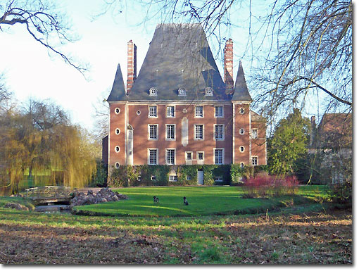 Château de Bénéauville park view