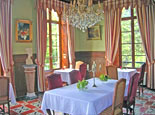 The elegant dining room