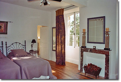 A guest room at Domaine des Faures. Photo copyright Cold Spring Press 2011-2012.  All rights reserved.