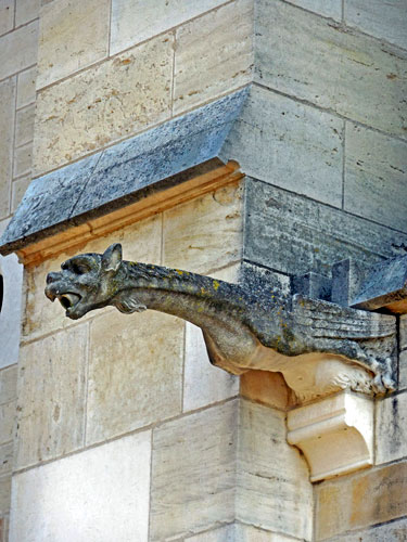 Gargoyle Moulins Cathedral.  Copyright Cold Spring Press.  All rights reserved.