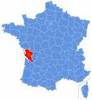 Map of Charente-Maritime.  Wikipedia