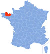 Map Cotes d'Armor.  Wikipedia