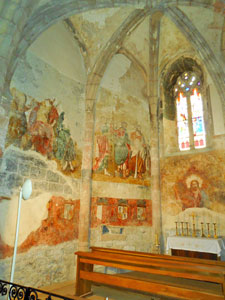 Frescoes in St-Pierrre Church. Cold Spring Press.  All rights reserved.