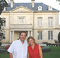 Ronald and Margaret Rens at Chteau Coulon Laurensac