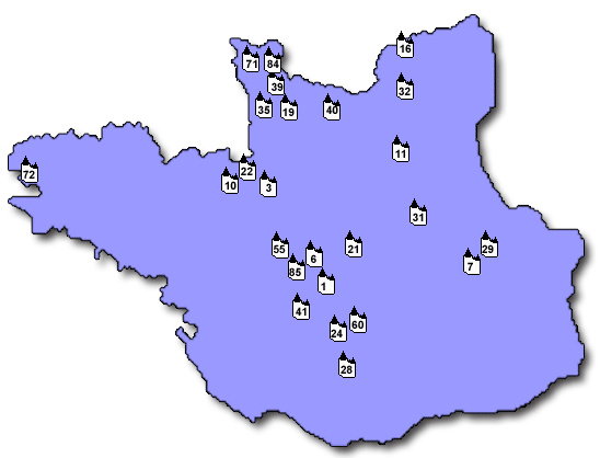Northwest map