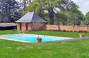 Swimming pool at the château