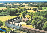 Aerial view of Château du Fraisse
