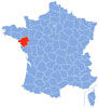 Map of the Loire-Atlantique.  Wikipedia.